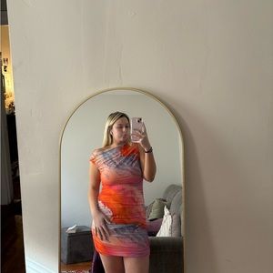Pink and Orange Zara Dress